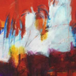 Skai Fowler, Red Hot and Cold, 16" x 20"